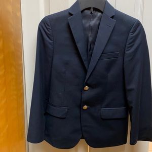 Lauren Ralph Lauren Solid Suit Blazer, Little Boys, Navy blue with Gold buttons,